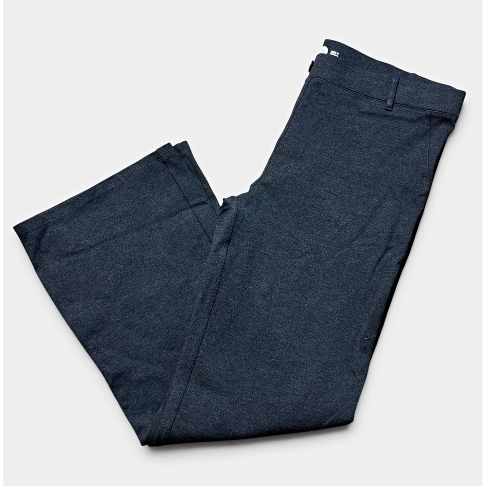 Betabrand Dress Pant Yoga Pants XL Petite Charcoal Gray Flare DPYP Classic Work